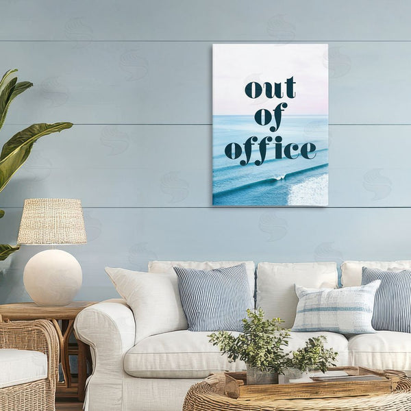 Stupell Industries Stupell Studio | Out Of Office Ocean Waves Wall Art