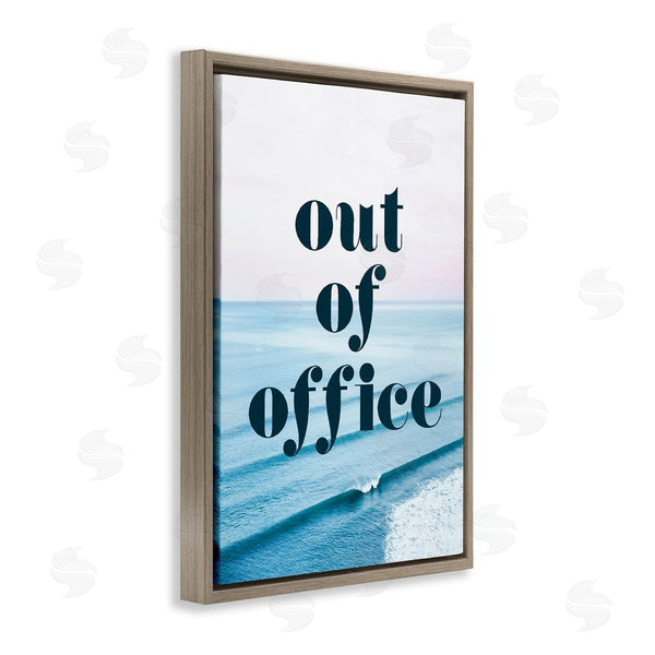 Stupell Industries Stupell Studio | Out Of Office Ocean Waves Wall Art