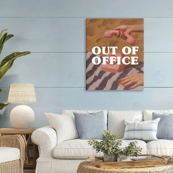 Stupell Industries Stupell Studio | Out Of Office Pink Phone Wall Art