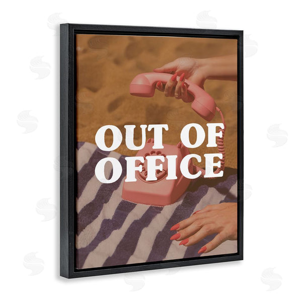 Stupell Industries Stupell Studio | Out Of Office Pink Phone Wall Art