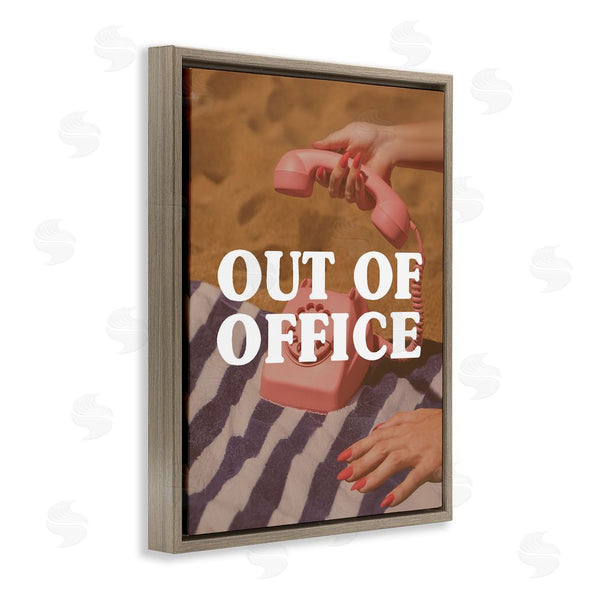Stupell Industries Stupell Studio | Out Of Office Pink Phone Wall Art