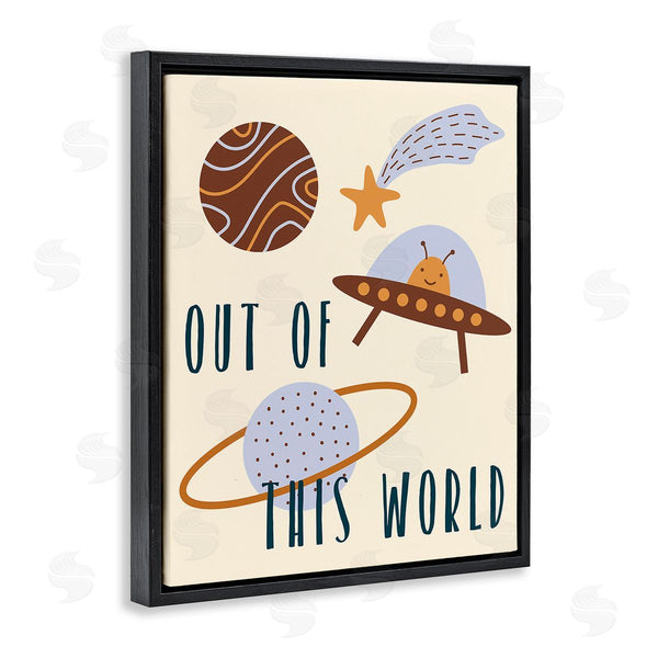 Stupell Industries Stupell Studio | Out Of This World Alien Wall Art