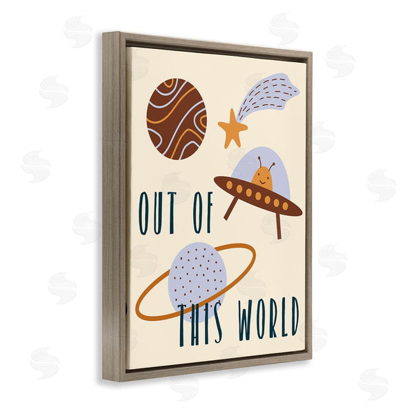 Stupell Industries Stupell Studio | Out Of This World Alien Wall Art