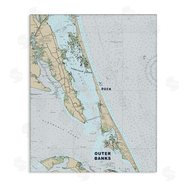 stupell industries Stupell Studio | Outer Banks North Carolina Cartography Nautical Map Wall Art