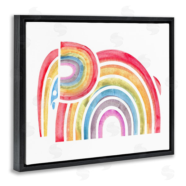 Stupell Industries Stupell Studio | Overlapping Rainbows Abstract Perpendicular Arch Shapes Wall Art