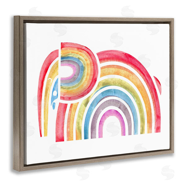 Stupell Industries Stupell Studio | Overlapping Rainbows Abstract Perpendicular Arch Shapes Wall Art