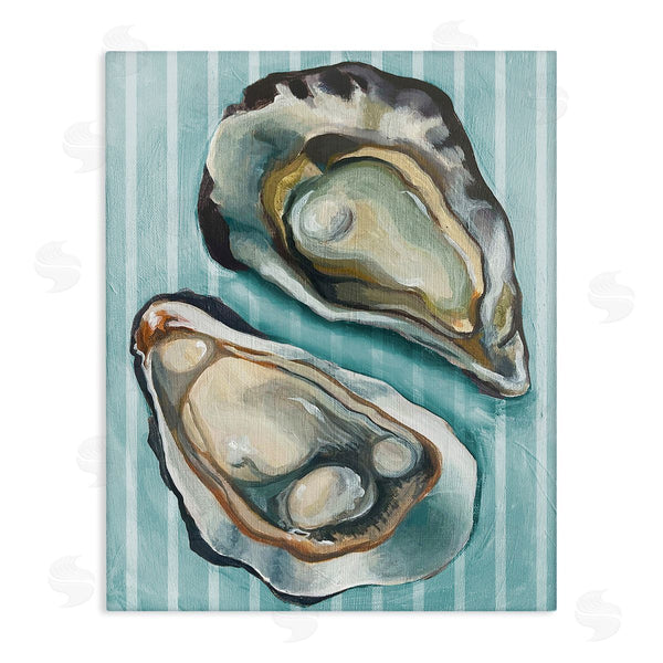 stupell industries Stupell Studio | Oysters on Blue Stripes
