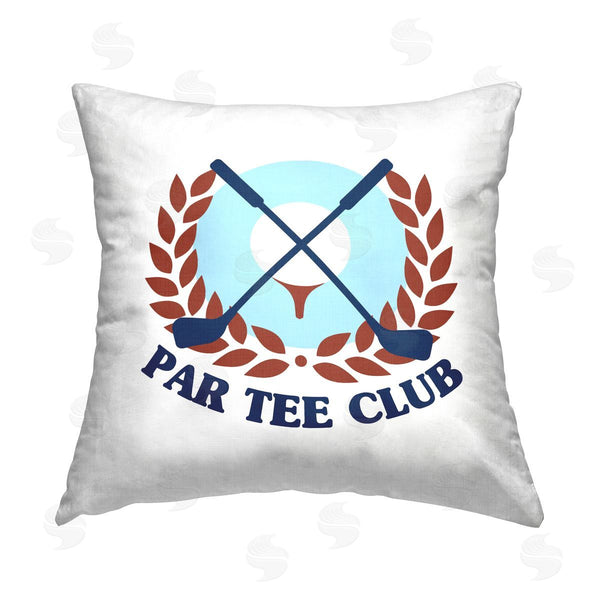 stupell industries Stupell Studio | Par Tee Club Fun Golf Laurel Printed Throw Pillow
