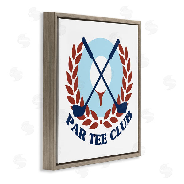 Stupell Industries Stupell Studio | Par Tee Club Golfing Sports Laurel Wall Art