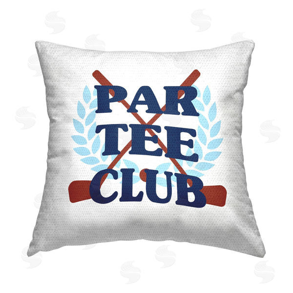 Stupell Industries Stupell Studio | Par Tee Club Golfing Sports Laurel Printed Throw Pillow