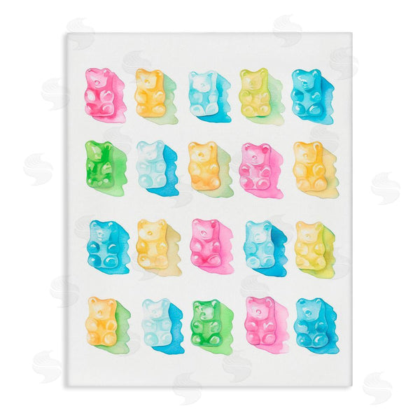 stupell industries Stupell Studio | Pastel Candy Bears Collection Wall Art