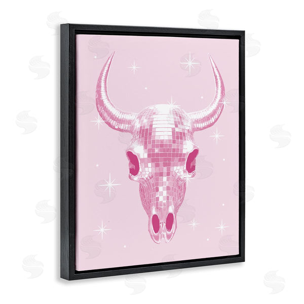 Stupell Industries Stupell Studio | Pastel Disco Cattle Skull