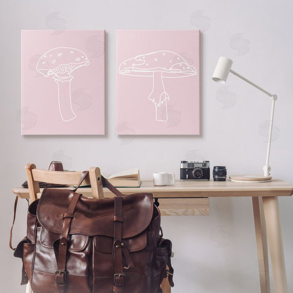 Stupell Industries Stupell Studio | Pastel Mushroom Doodles Wall Art