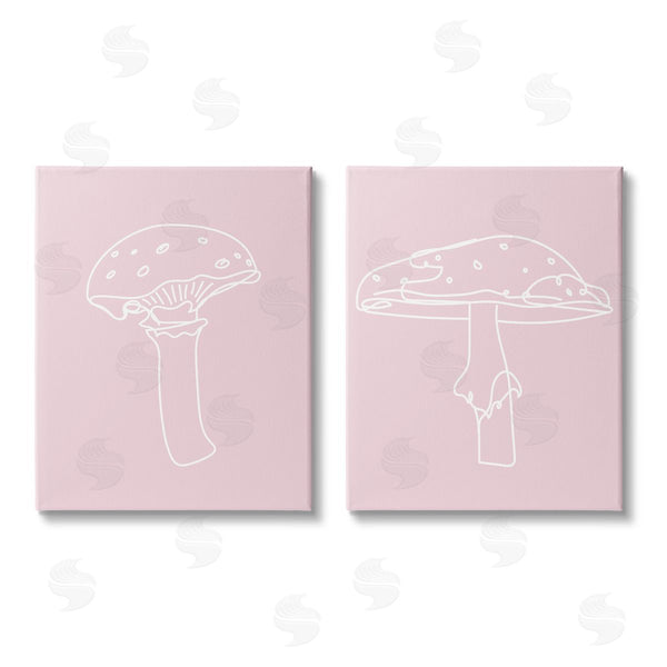 stupell industries Stupell Studio | Pastel Mushroom Doodles Wall Art