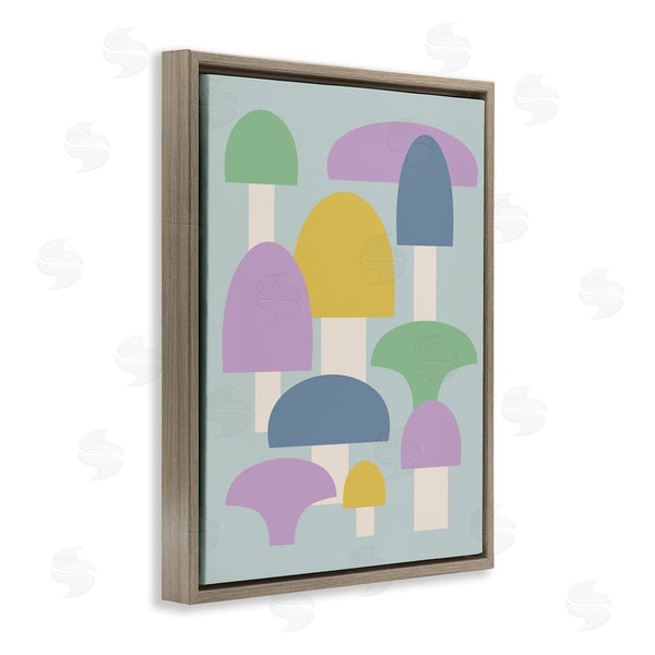 Stupell Industries Stupell Studio | Pastel Mushroom Shapes Wall Art