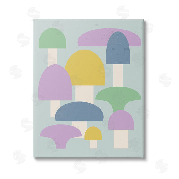 stupell industries Stupell Studio | Pastel Mushroom Shapes Wall Art