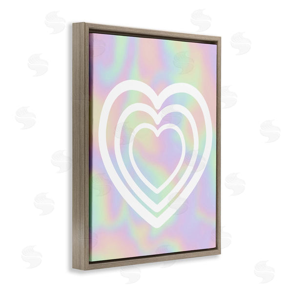 Stupell Industries Stupell Studio | Pastel Pattern With Hearts Wall Art
