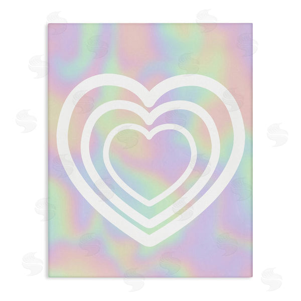 stupell industries Stupell Studio | Pastel Pattern with Hearts Wall Art