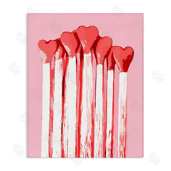 stupell industries Stupell Studio | Pastel Pink Heart Matches