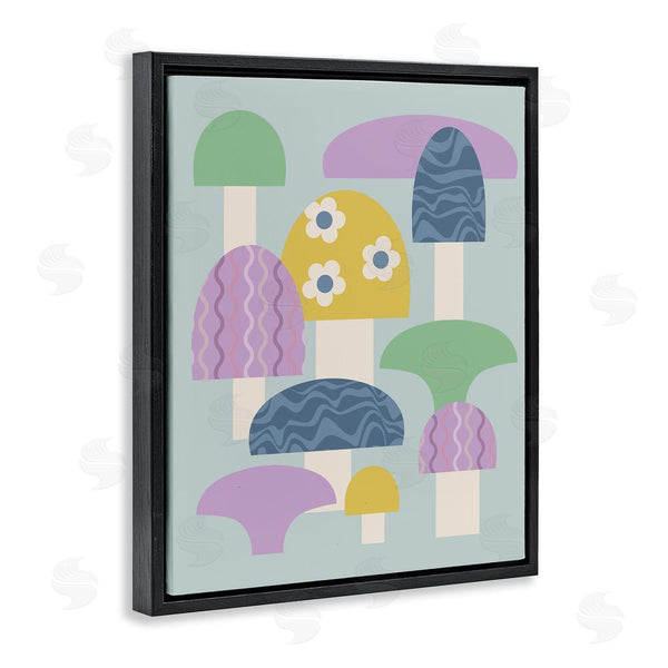 Stupell Industries Stupell Studio | Pastel Retro Mushrooms Wall Art