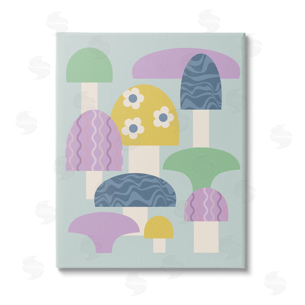 stupell industries Stupell Studio | Pastel Retro Mushrooms Wall Art