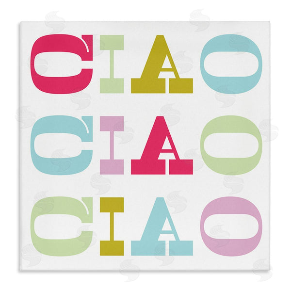 stupell industries Stupell Studio | Patterned Ciao Typography Wall Art