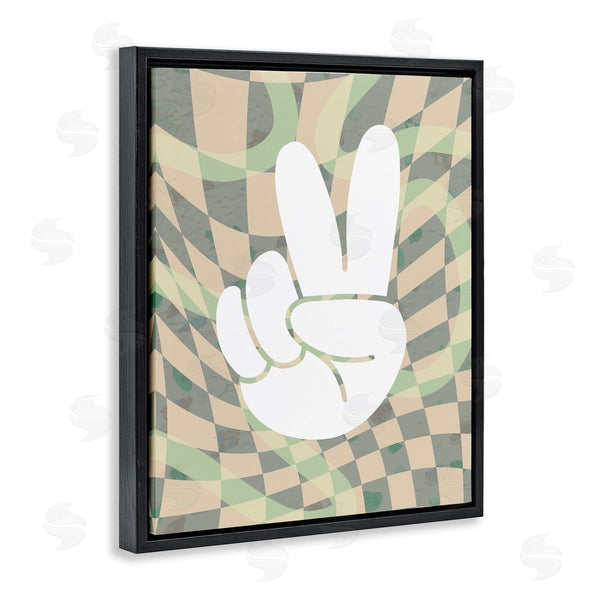 Stupell Industries Stupell Studio | Patterned Peace Symbol Wall Art
