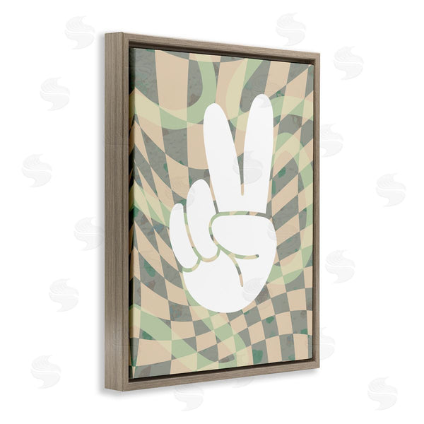 Stupell Industries Stupell Studio | Patterned Peace Symbol Wall Art