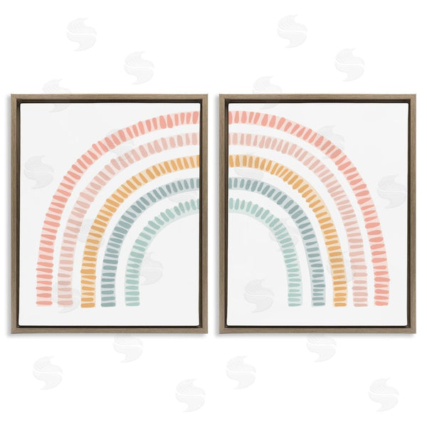 Stupell Industries Stupell Studio | Patterned Rainbow Arches Wall Art