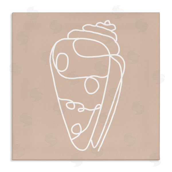 stupell industries Stupell Studio | Patterned Sea Shell Line Doodle Beach Ocean Wall Art