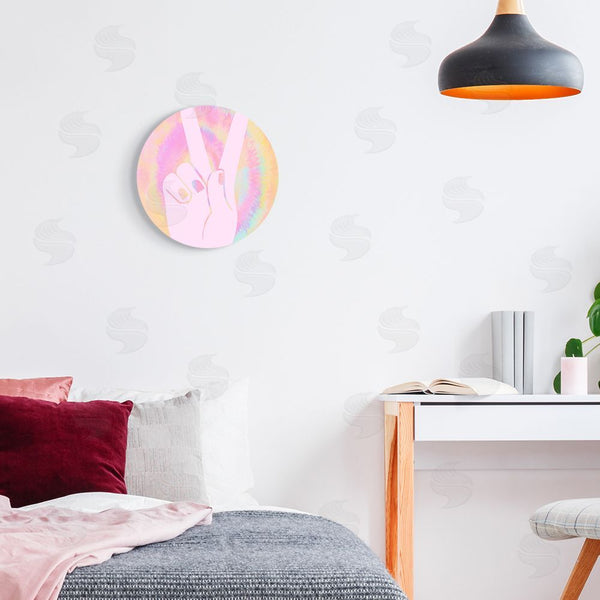 Stupell Industries Stupell Studio | Peace Sign Tie Dye Pattern Wall Art