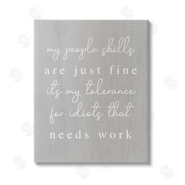 stupell industries Stupell Studio | People Skills Sassy Saying Wall Art