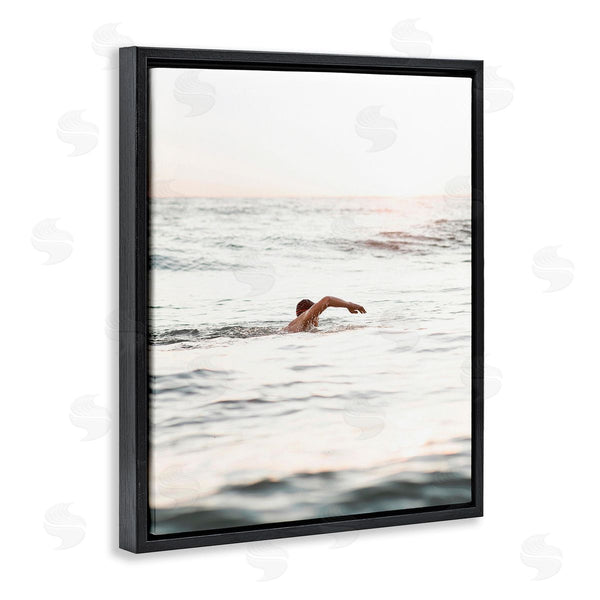 Stupell Industries Stupell Studio | Person Swimming In Sea Wall Art