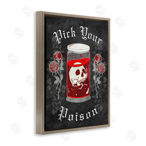 Stupell Industries Stupell Studio | Pick Your Poison Skull Wall Art