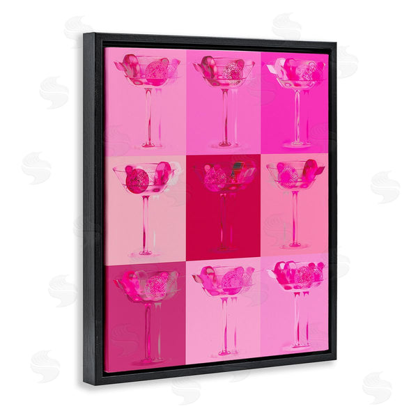 Stupell Industries Stupell Studio | Pink Abstract Drinks Wall Art