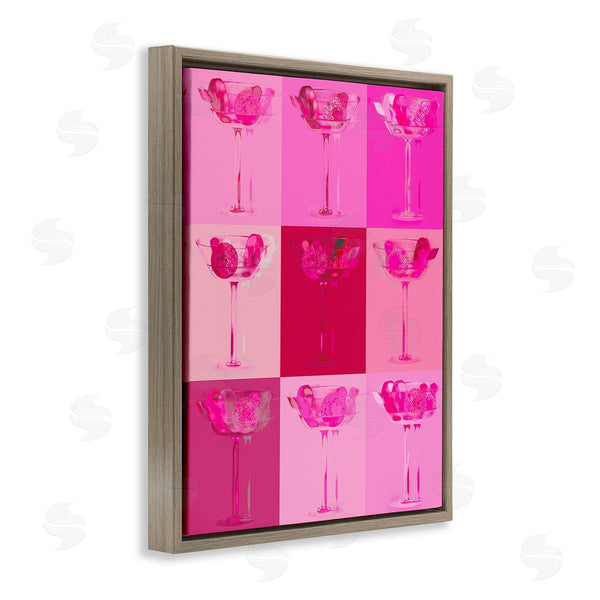 Stupell Industries Stupell Studio | Pink Abstract Drinks Wall Art