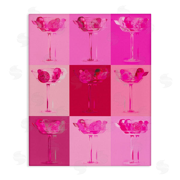 stupell industries Stupell Studio | Pink Abstract Drinks Wall Art
