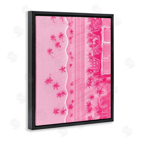 Stupell Industries Stupell Studio | Pink Aerial Tropical Landscape