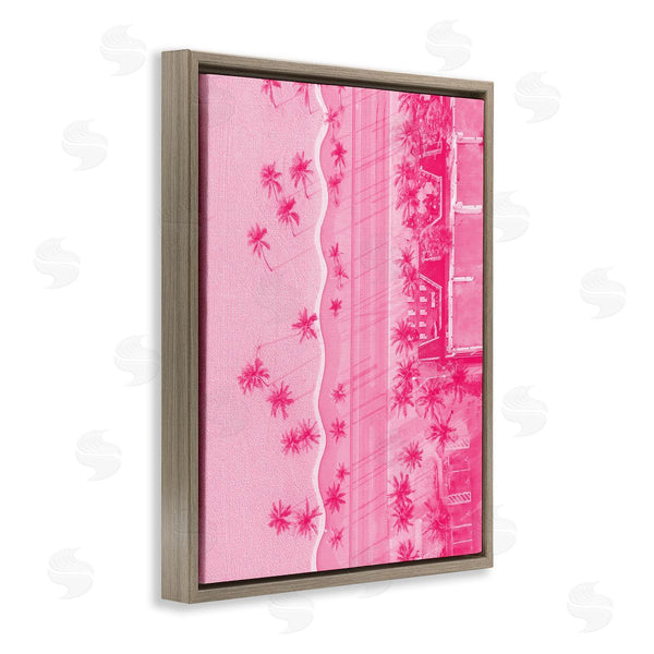 Stupell Industries Stupell Studio | Pink Aerial Tropical Landscape