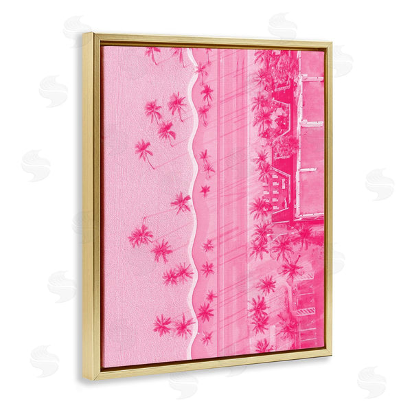 Stupell Industries Stupell Studio | Pink Aerial Tropical Landscape