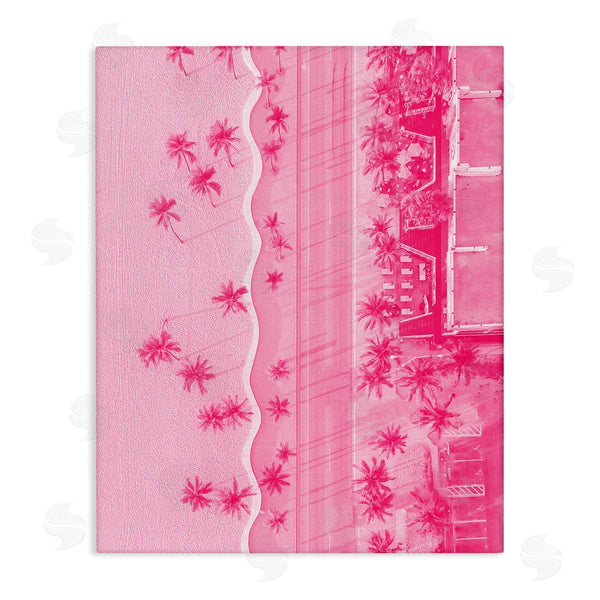 stupell industries Stupell Studio | Pink Aerial Tropical Landscape