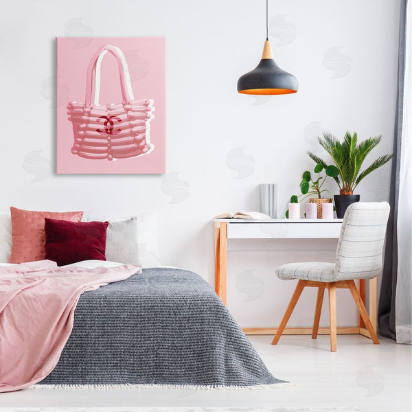 Stupell Industries Stupell Studio | Pink Balloon Purse Wall Art