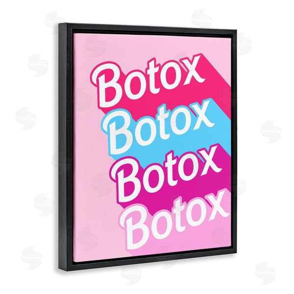 Stupell Industries Stupell Studio | Pink & Blue Botox Phrase Wall Art