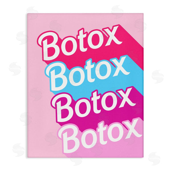 stupell industries Stupell Studio | Pink & Blue Botox Phrase Wall Art
