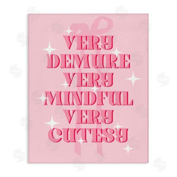 stupell industries Stupell Studio | Pink Demure Mindful & Cutesy