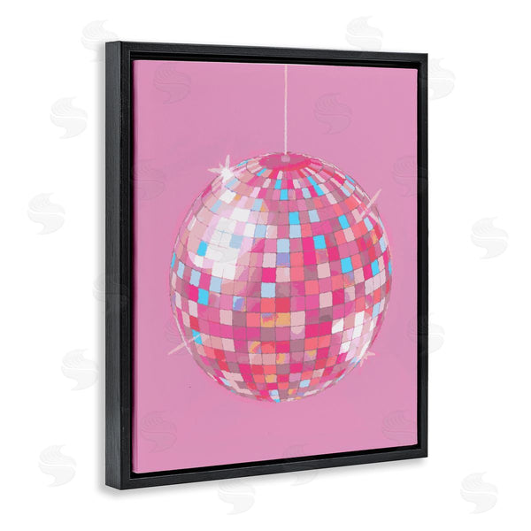 Stupell Industries Stupell Studio | Pink Disco Ball Groovy Pattern Wall Art