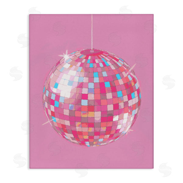 stupell industries Stupell Studio | Pink Disco Ball Groovy Pattern Wall Art