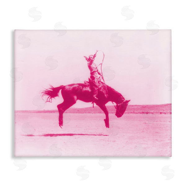 stupell industries Stupell Studio | Pink Galloping Cowgirl Wall Art
