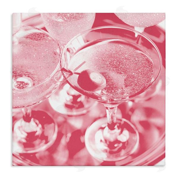 stupell industries Stupell Studio | Pink Glam Cocktails Wall Art