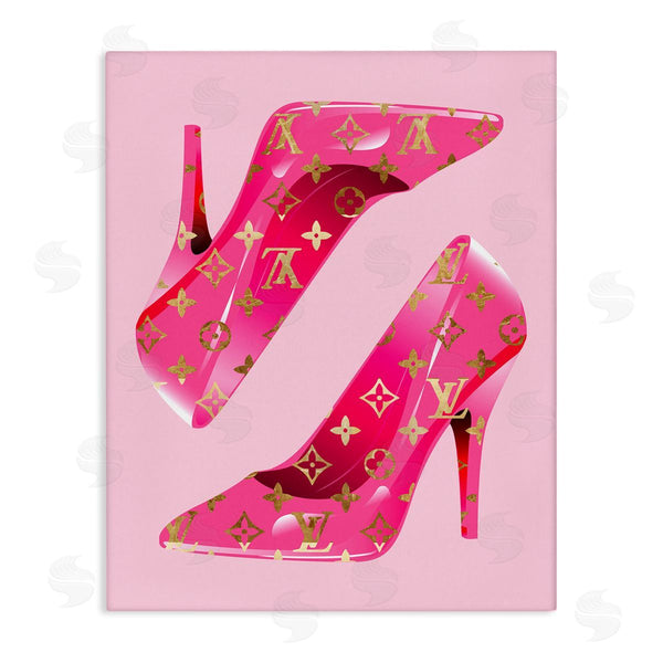 stupell industries Stupell Studio | Pink Glam Logo Shoes